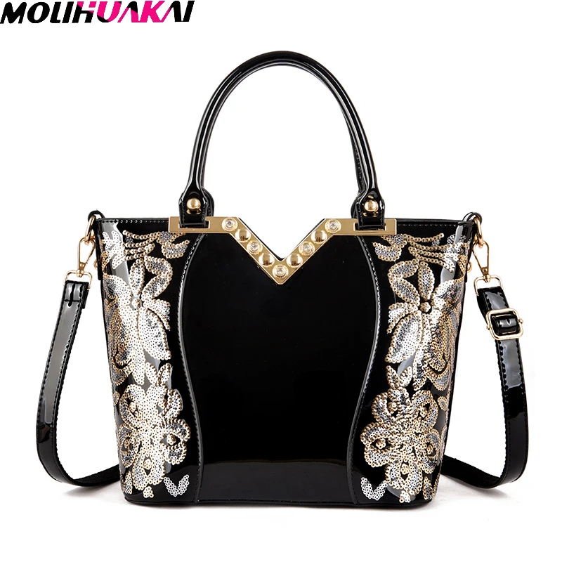 

Simple And Noble Large Capacity Ladies Handbags Dignified And Elegant Ladies Bags Embellished Shoulder Bags Casual Messenger Bag