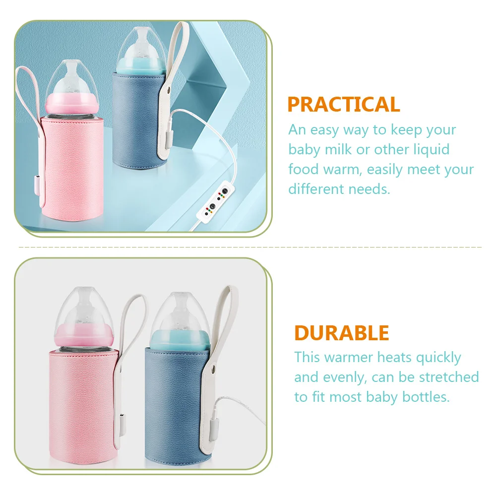 

Universal Baby Milk Cover Portable Insulation Travel Pu Newborn Keeps Warm Easily Fits Most Bottles Lightweight Durable Heater