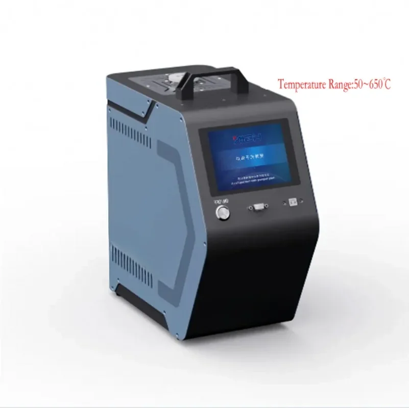 

HSIN650 Dry Block Calibrator Automatic High Temperature Dry well Calibration Bath Portable Thermocouple Calibrator 650Celsius