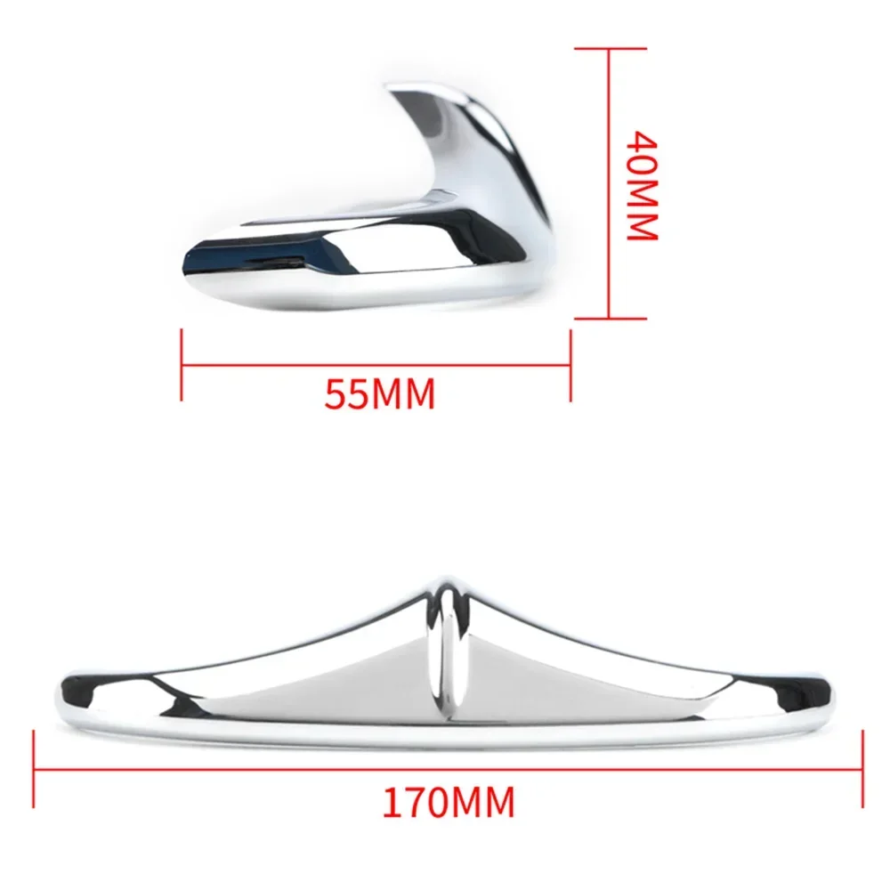 Motorcycle Chrome Front Rear Fender Tip Trim Case for Harley Road Street Electra Glide Road King FLHXI FLHX CVO FLTR FLTRI