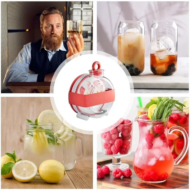 A96K-Ice Mold With High Quality,Ice Bottle, No-Open-Lid Ice Maker Featuring Press-Type Mechanism For Home Use