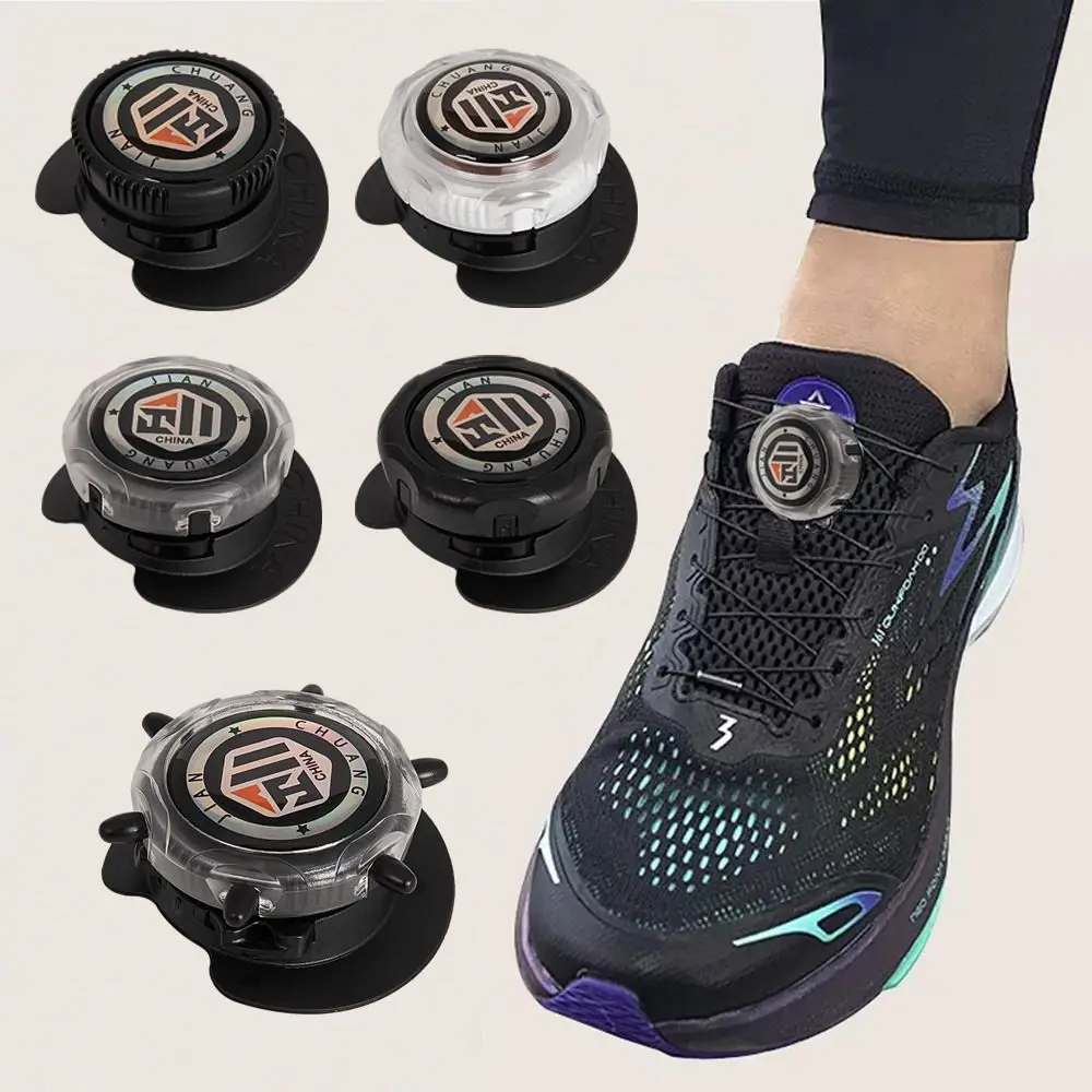 1pc Sneaker Casual Shoes Running Shoes Shoelace Turn Buckle Automatic Swivel Rope No Tie Shoe Laces Universal Metal Wire