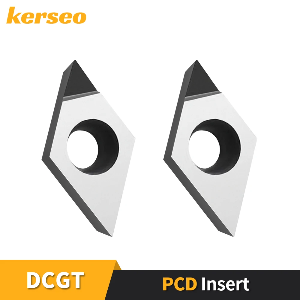 

PCD Diamond Insert DCGT070202 DCGT11T302 DCGT070204 11T304 For Aluminum Alloy End Mill Tool CNC Cutter Lathe Turning Tool Blade