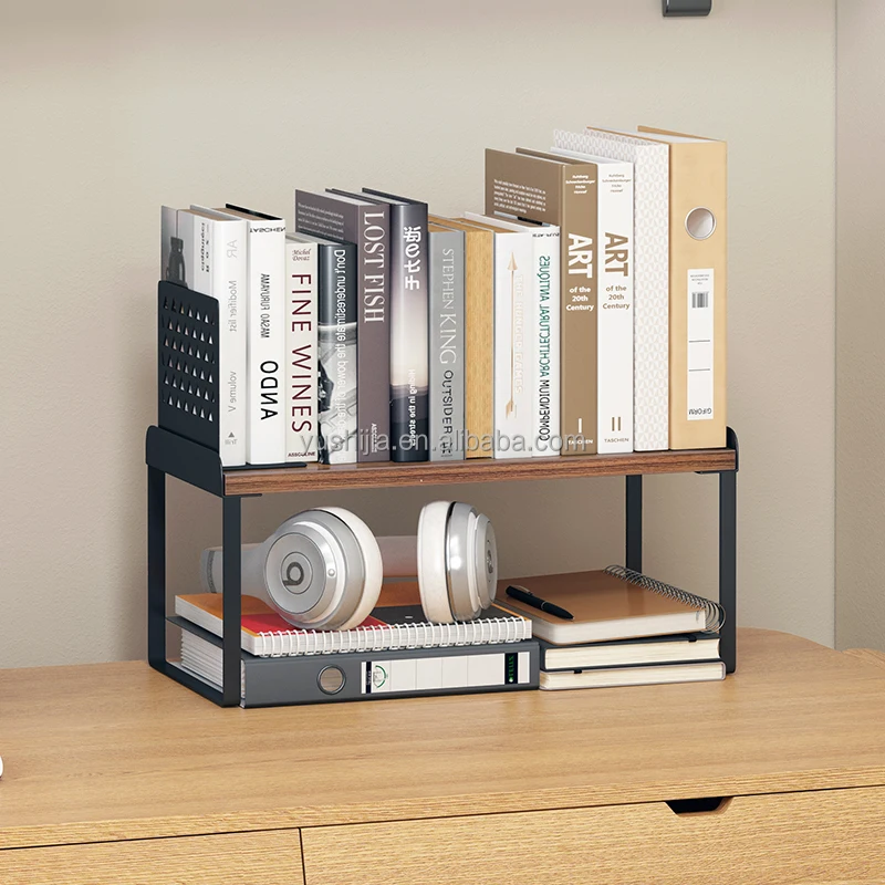 

New Product Detachable Multipurpose Effective space saving desktop storage wooden bookshelf for home desk