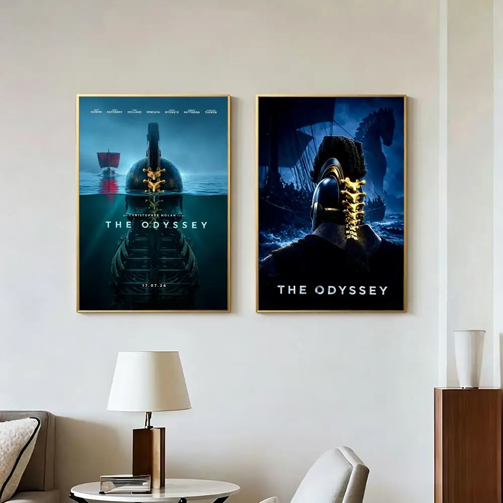 Book Classic T-The Odyssey Poster Peel And Stick Wall Art Self Adhesive PP Waterproof Wall Decor Living Room Bedroom Gift