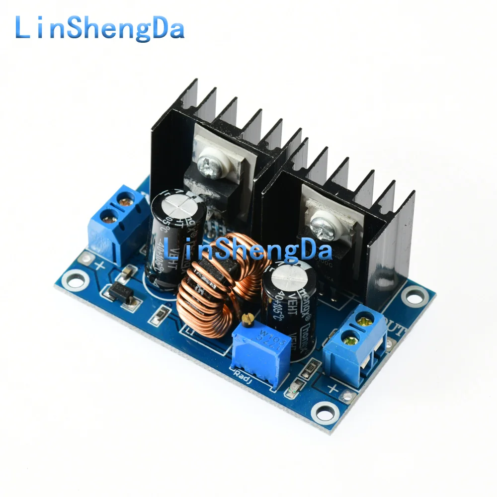 XH-M401 DC-DC voltage reduction module XL4016E1 high-power DC voltage regulator board, large 8A with voltage stabilization