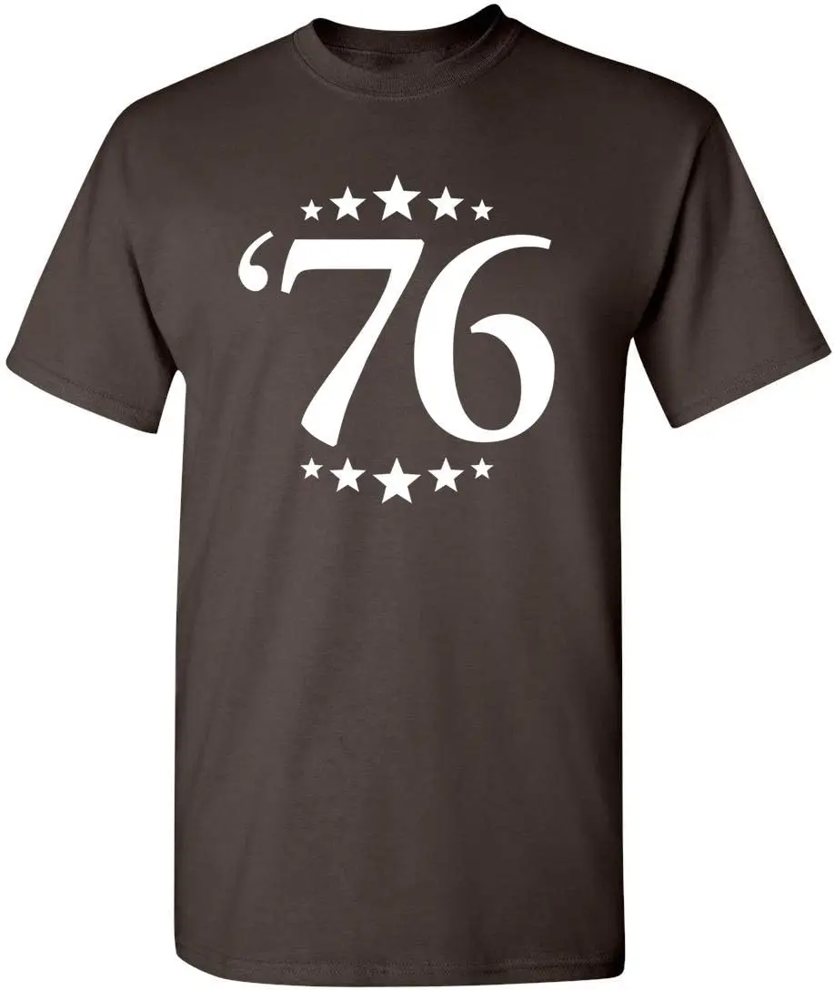 76 Patriotic America USA 4th of July Adult Mens Graphic Novelty T Shirt