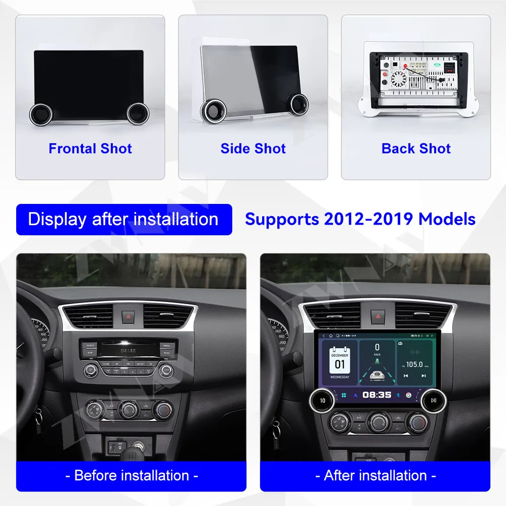 11.5inch HD Touch Screen Android 15 For Nissan Sylphy 2012-2019 Multimedia Player Stereo GPS Navigation Auto Radio Heat Unit