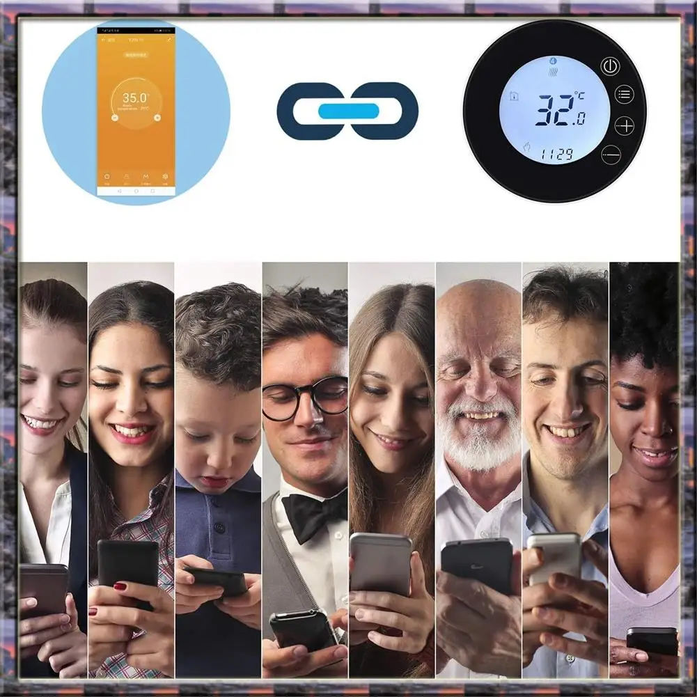 

Горячая продажа Wi-Fi интеллектуальный термостат Smart Tuya Wi-Fi контроллер температуры для электрического отопления