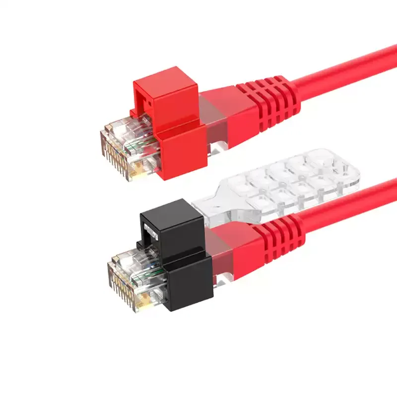 Network Cable Lock RJ45 Network Port Safety Lock Detachable Anti Pull Lock Buckle Super Jumper
