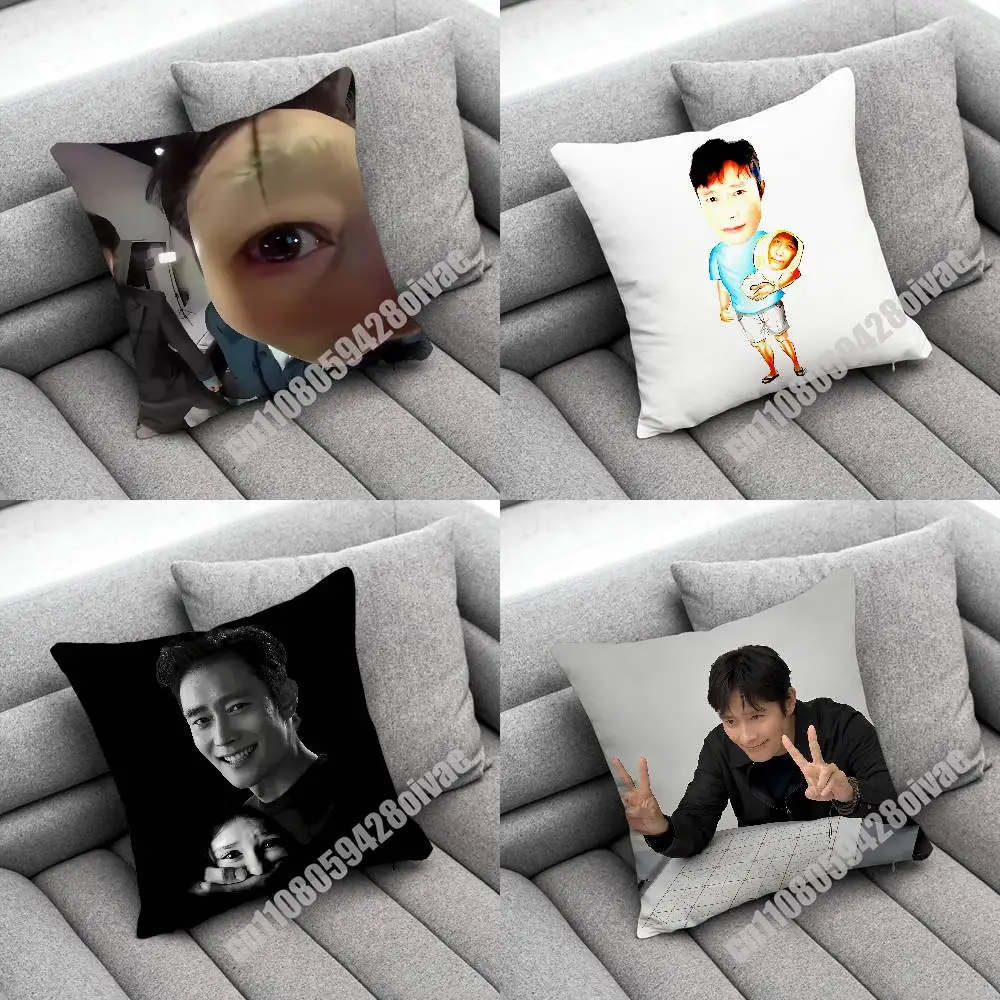 

Actor L-Lee Byung Hun Throw Pillow Case For Decoration 40cm 45x45cm Square Bedroom Pillowcase Cover