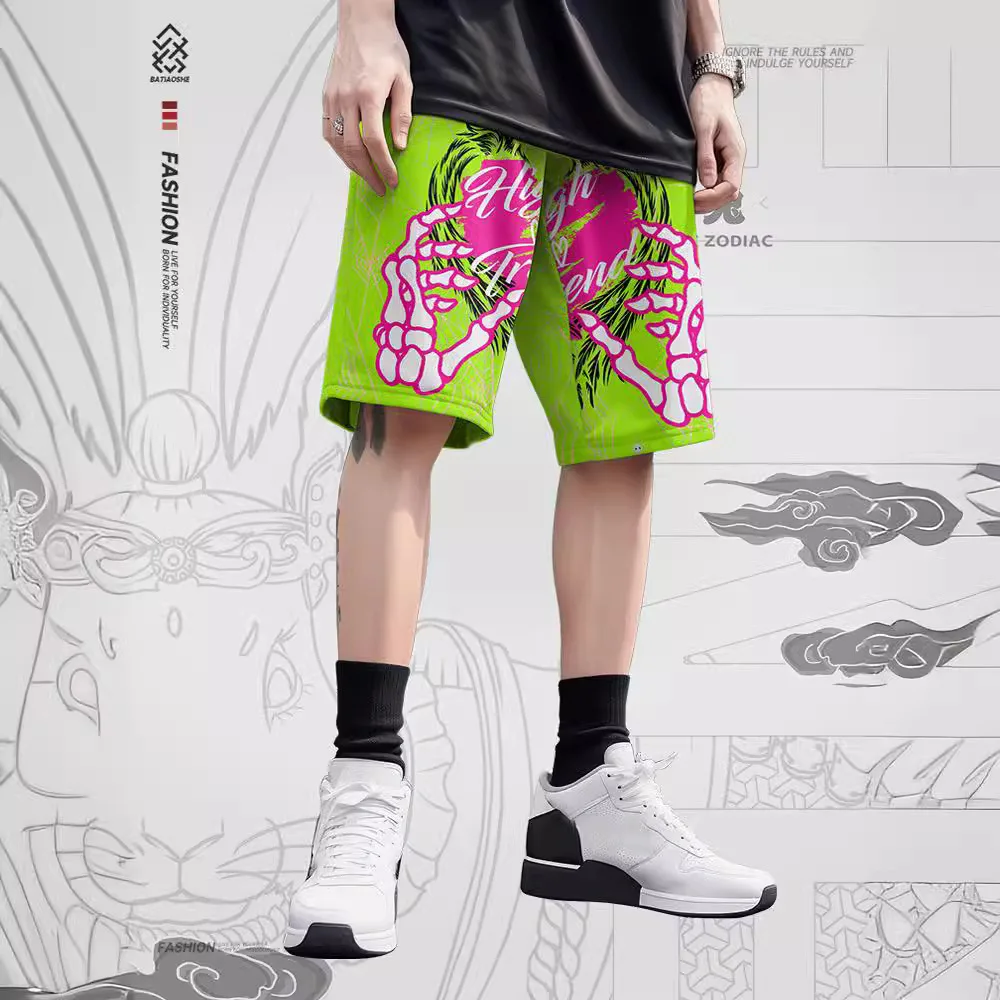 

Новые спортивные шорты, мужские летние трендовые, универсальные, модные повседневные брюки, мужские летние шорты