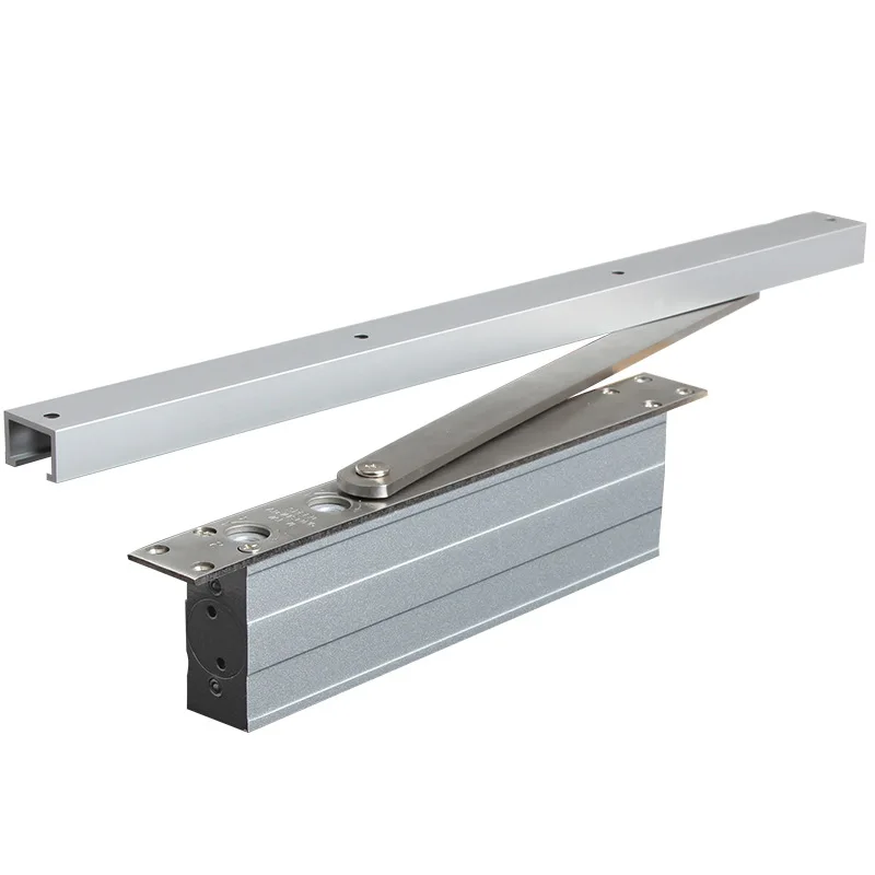 

Hidden hydraulic buffer automatic door closer for hotels