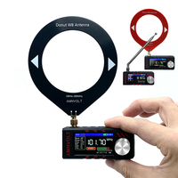 SI4732 0.5-108mhz Pocket Mini Radio LSB USB AM FM All Band Radio Receiver 1.9in IPS Screen HF SW MW VHF Radio with Ring Antenna