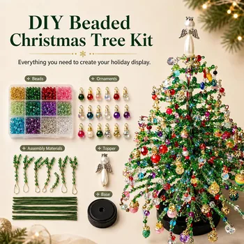 Beaded Christmas Tree Kit 1