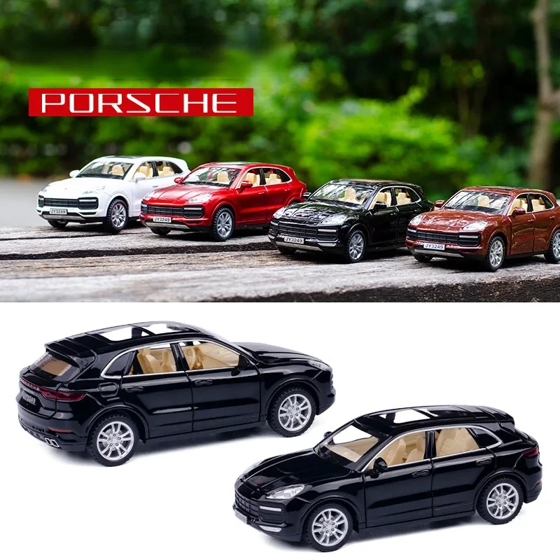 1:32 Porsche Cayenne Turbo car die-casting model simulation decoration series gifts, children\'s rebound toys A768