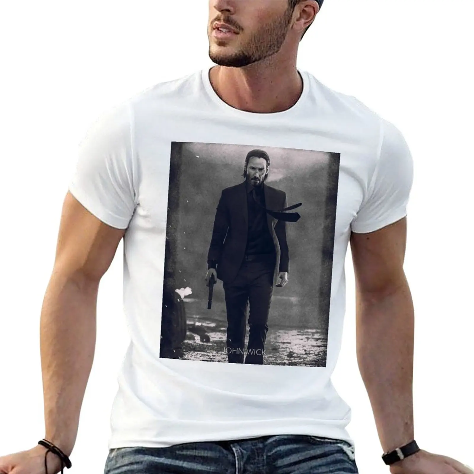 

John Wick 7 T-Shirt t shirt man luxury funny t shirts dark humor T-Shirt
