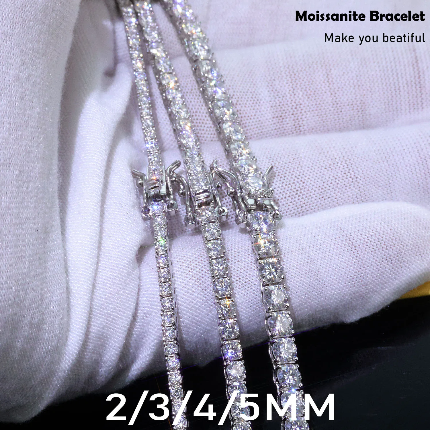Thumbnail 2 - #58 New Moissanite Bracelets Arrivals