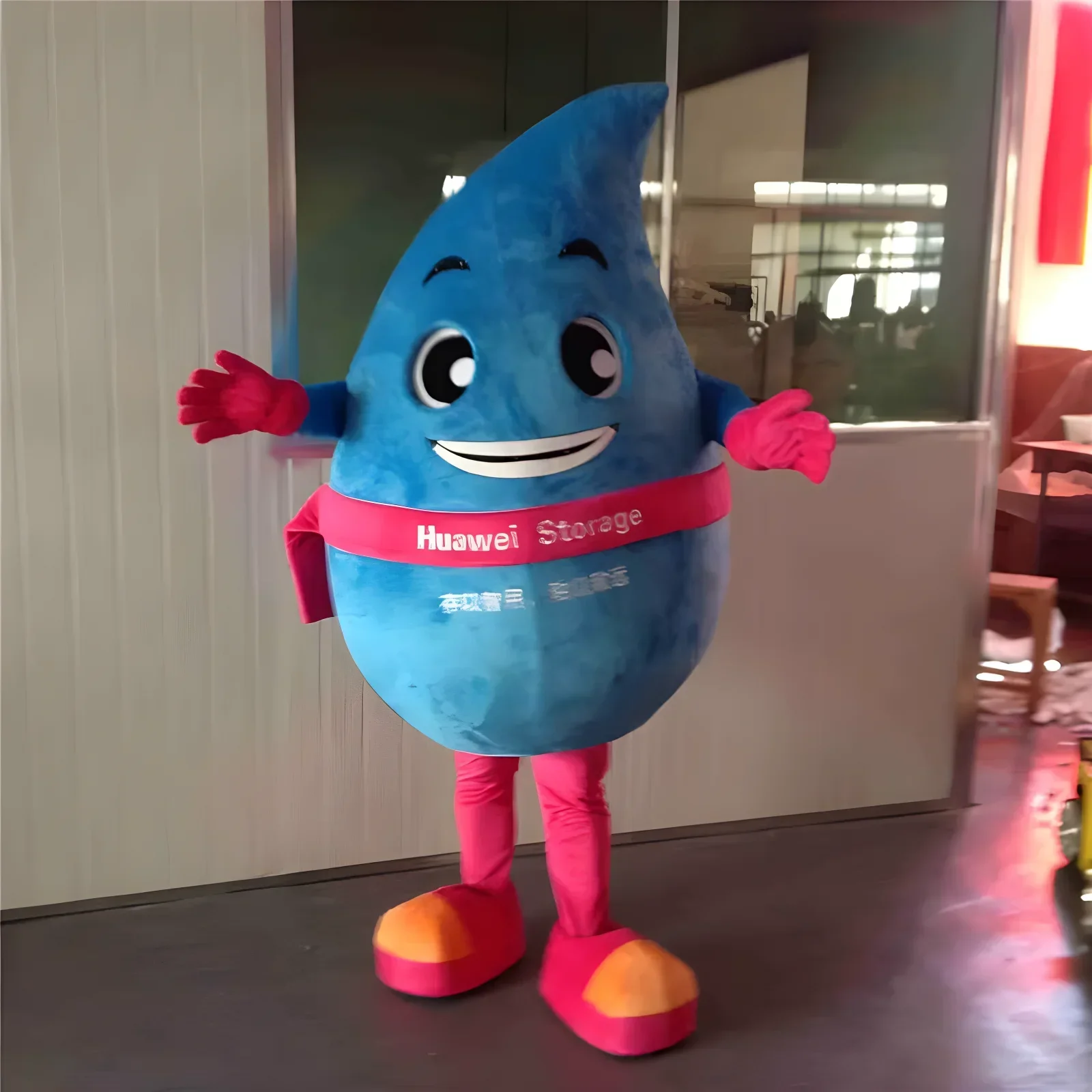 blue water drop mascot costume adult water mascot outfit suit