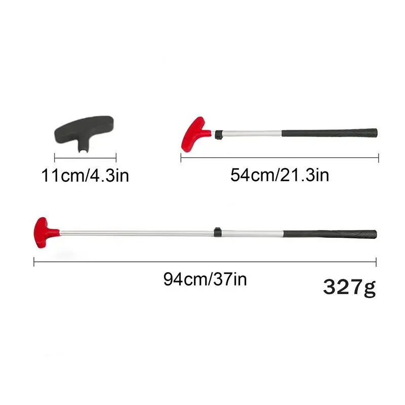 Putter de golfe ajustável para crianças, eixo extensível, esquerdo e direito, interação pai-filho, acessórios Golf Putter