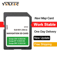 32GB Amundsen MIB2 Navi SD Card 5L0051236EC 2025-2026 Discover New for Skoda Car Newest Update Europe Map Version Flash Card