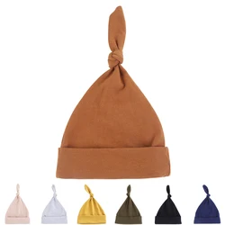 Chapéu Bonnet de Algodão do Bebê Recém-nascido, lindo gorro para meninas e meninos, acessórios para fotos, presente