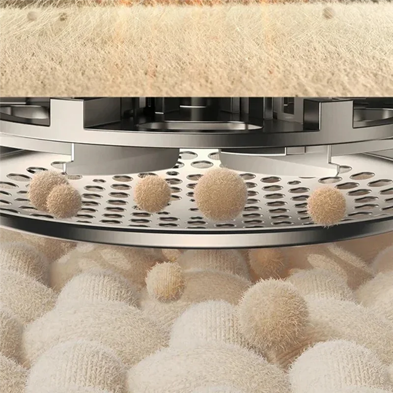 ABBK 充電式電動毛玉取り器 衣類用 ポータブル毛玉取り器 ファブリックシェーバー 3段階速度調整 デジタルディスプレイ付き