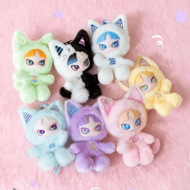 حقيقية Inns القط نزل الدردشة الخاصة بك سلسلة صندوق أعمى 15 سنتيمتر Inn عمل الشكل دمية مفاجأة حقيبة المفاتيح لطيف قلادة ديكور فتاة الهدايا