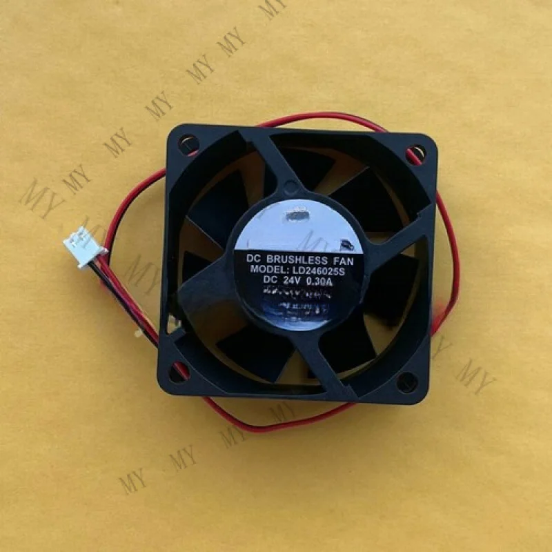 

TT LANGJIE LD246025S 6025 DC24V 0.30A 6CM 2-проводной вентилятор охлаждения