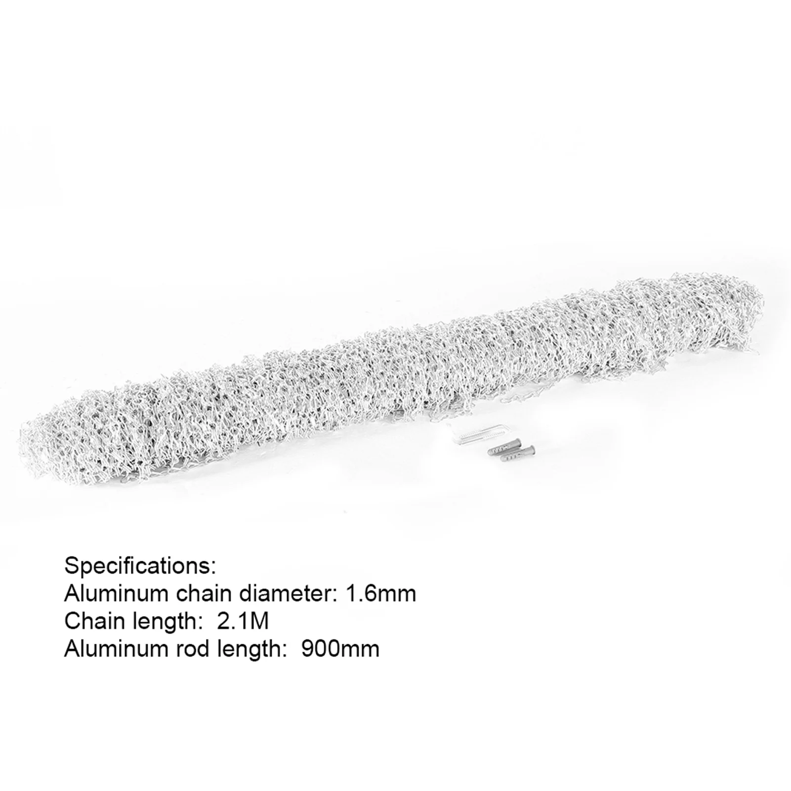 

Aluminium Metal Chain Strip Curtain Fly Pest Insect Control Decoration Door Screen 90*214.5cm