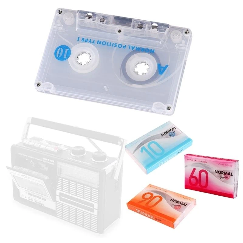 573aカセット低ノイズ高出力10/60/90分音楽録音用の空白のカセットテープ