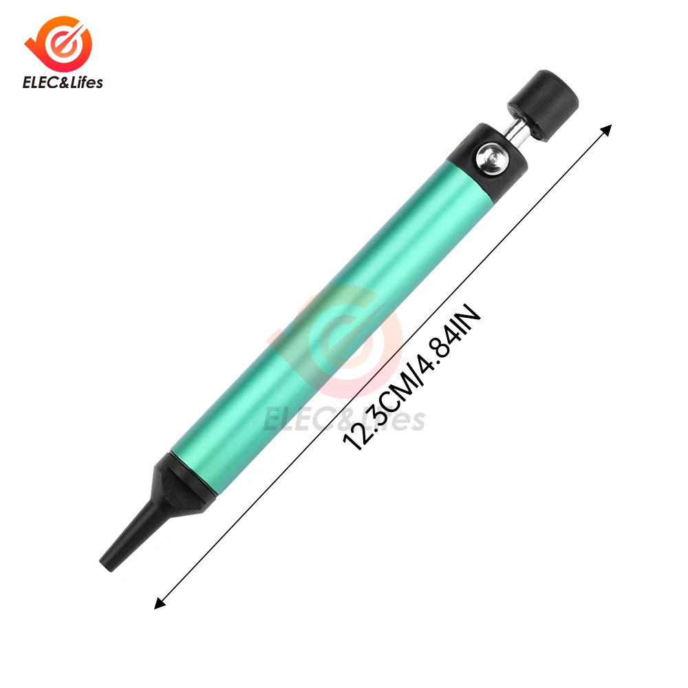 DP-366I Tin Suction Device Aluminum Alloy Vacuum Sucking Pen Anti-static Small Size Tin Suction Pump Soldering Repair Tools