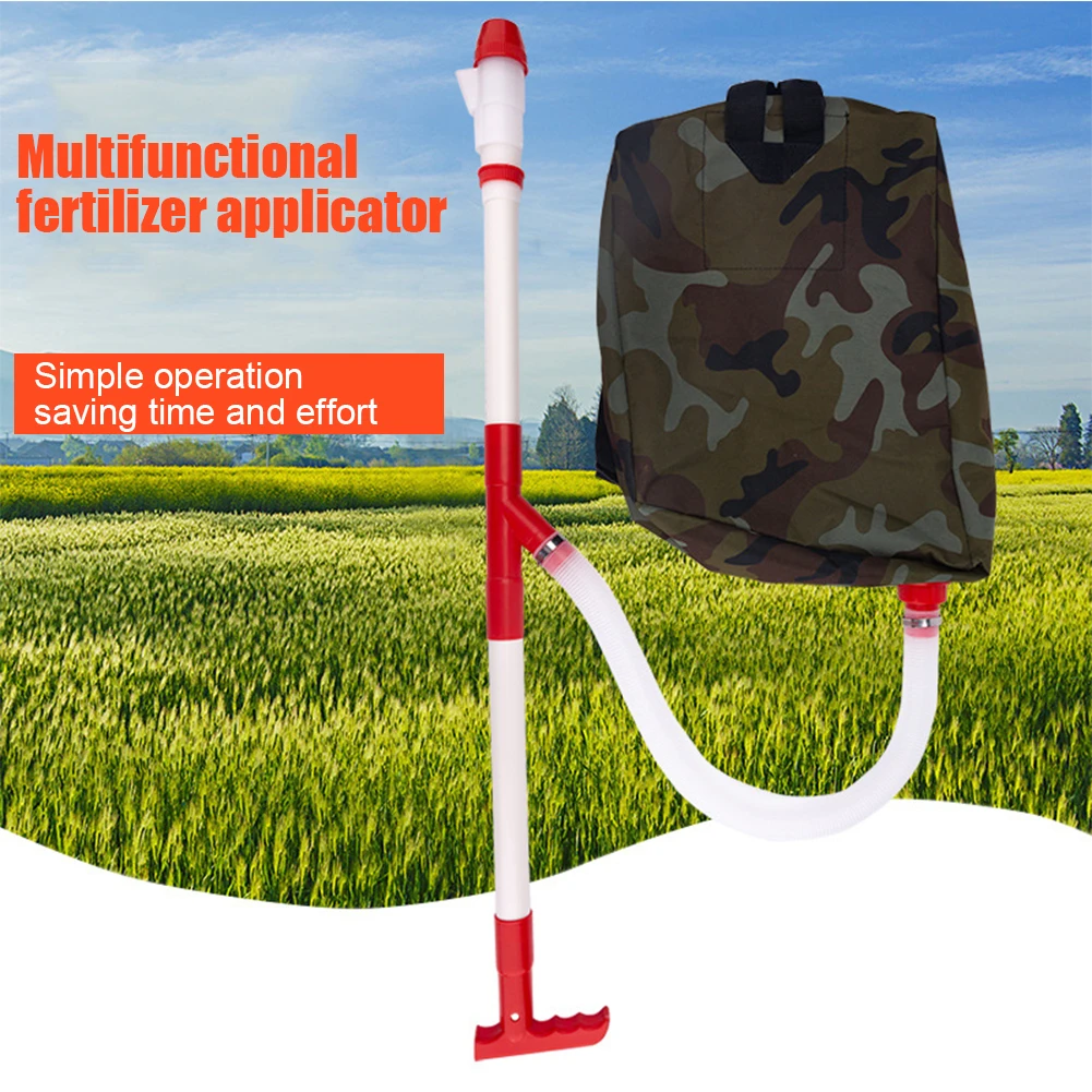 Tool Vegetable Labor Saving Agricultural Manual Dressing Home Single Tube Fertilizer Spreader Multifunctional With Bag Tree Top