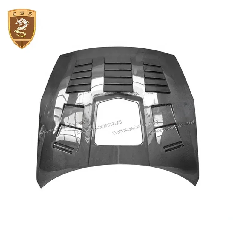 

Factory hot selling Transparent Glass Carbon Fiber Front Bonnet For Nissan GTR R35 Engine Cover Hood
