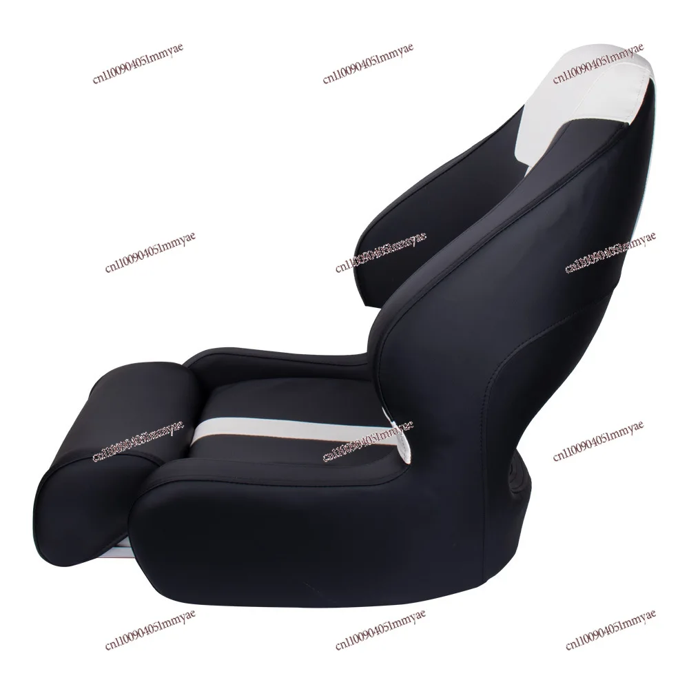 Foldable Waterproof Marine Pilot Seat  Sun Protection Boat Chair For Speedboat Yacht Pontoon Vessel Driving