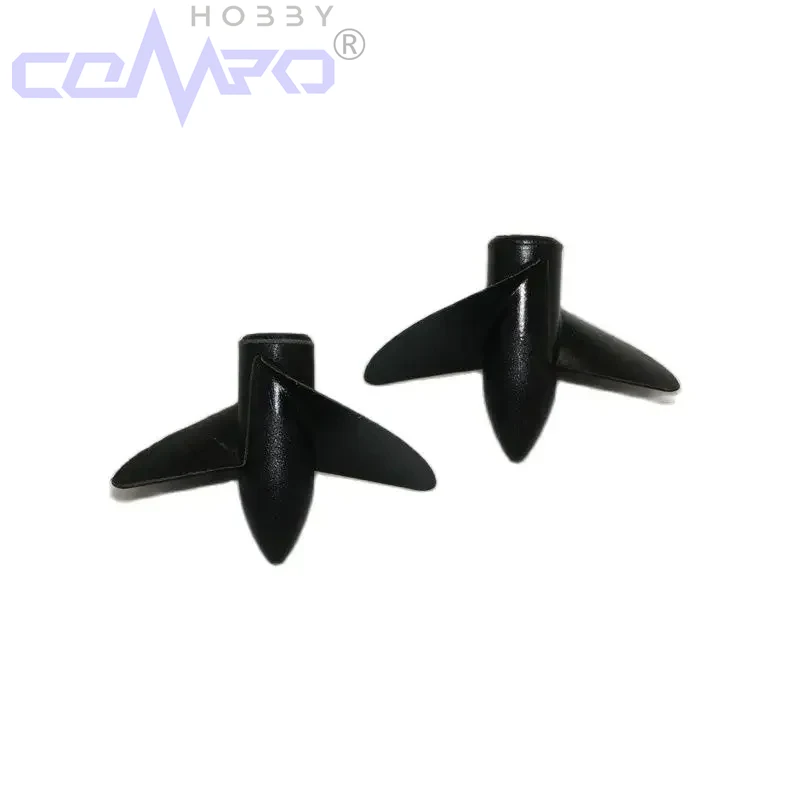 2 szt. Śruba M4 z rdzeniem miedzianym, 2-łopatowe śmigła do łodzi RC DIY, nylonowa łopatka do łodzi z śrubą CW CCW do części do łodzi RC