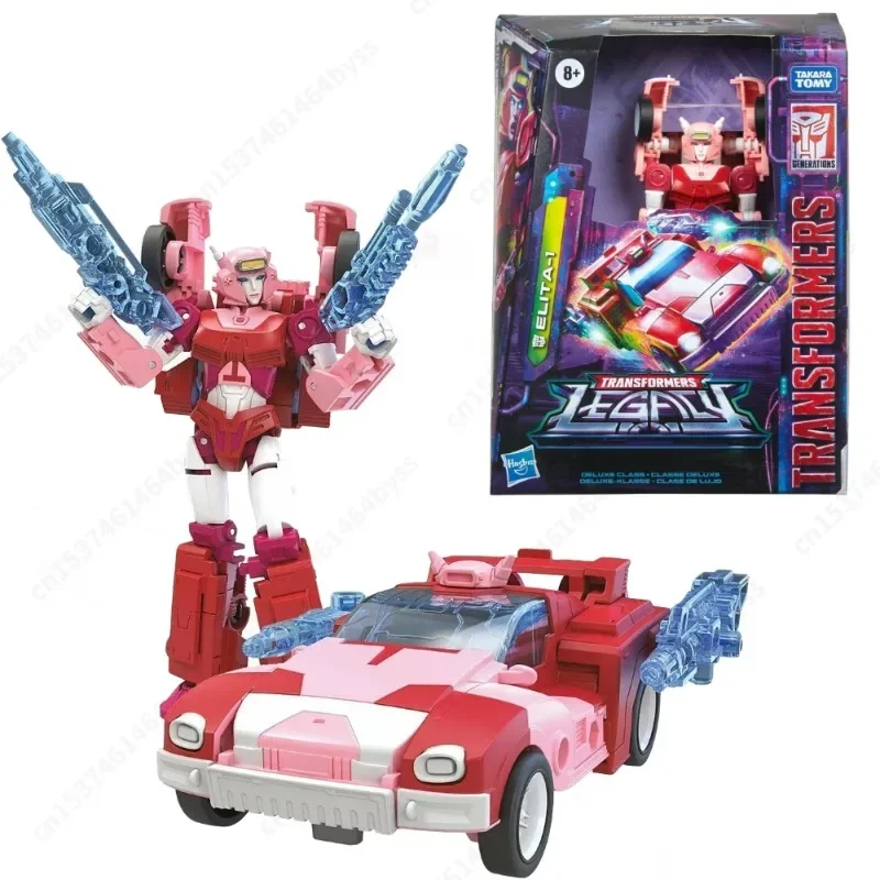 Takara Tomy Hasbro Transformers Legacy Elita-1 Deluxe Action Figure Toy Gift Robot Ornaments Figure Toys Birthday Gift