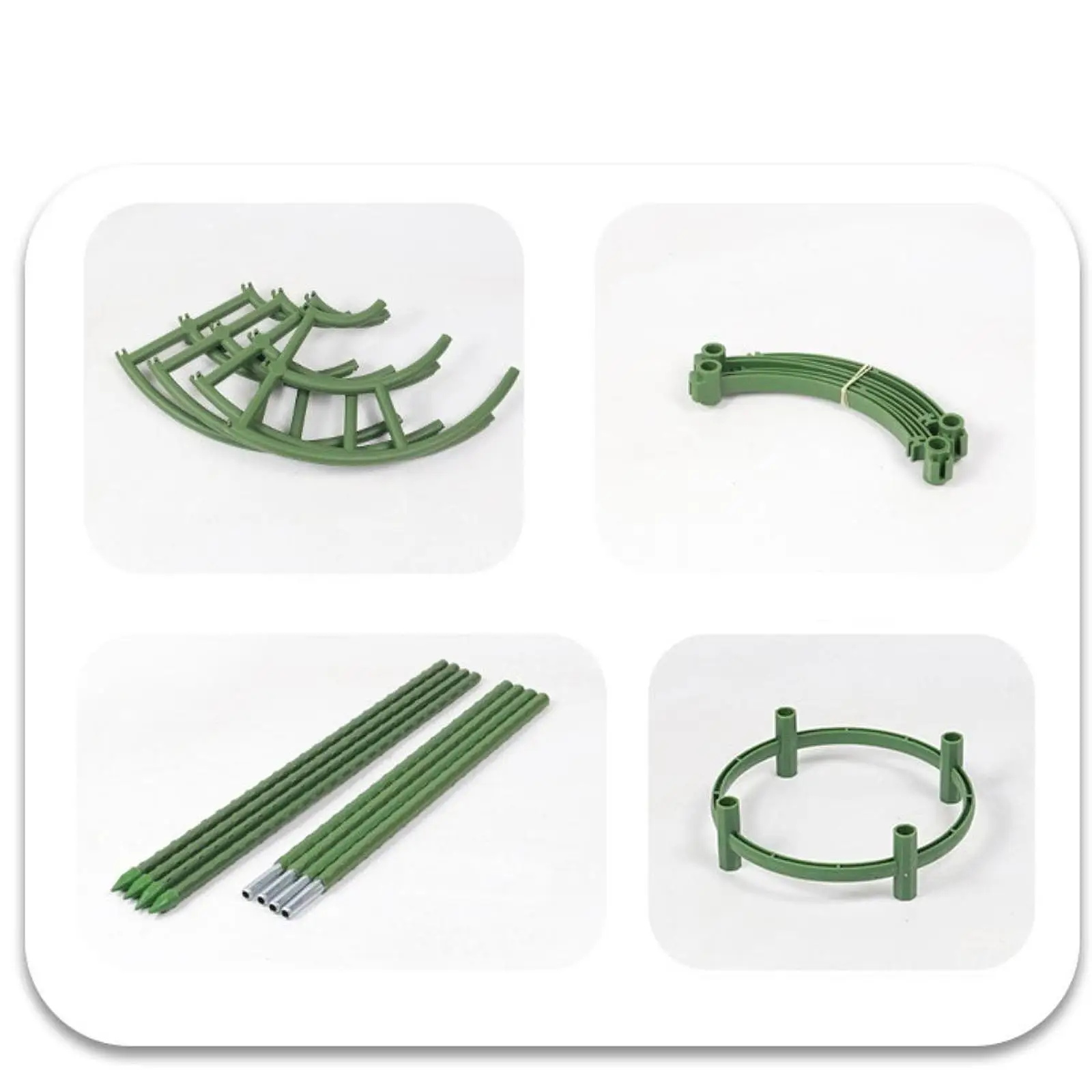 Trellis for Climbing Plants Pea Trellis Reusable Climbing Stand Rack Flower Support Cage for Yard Farm Vine Vegetable Flowers