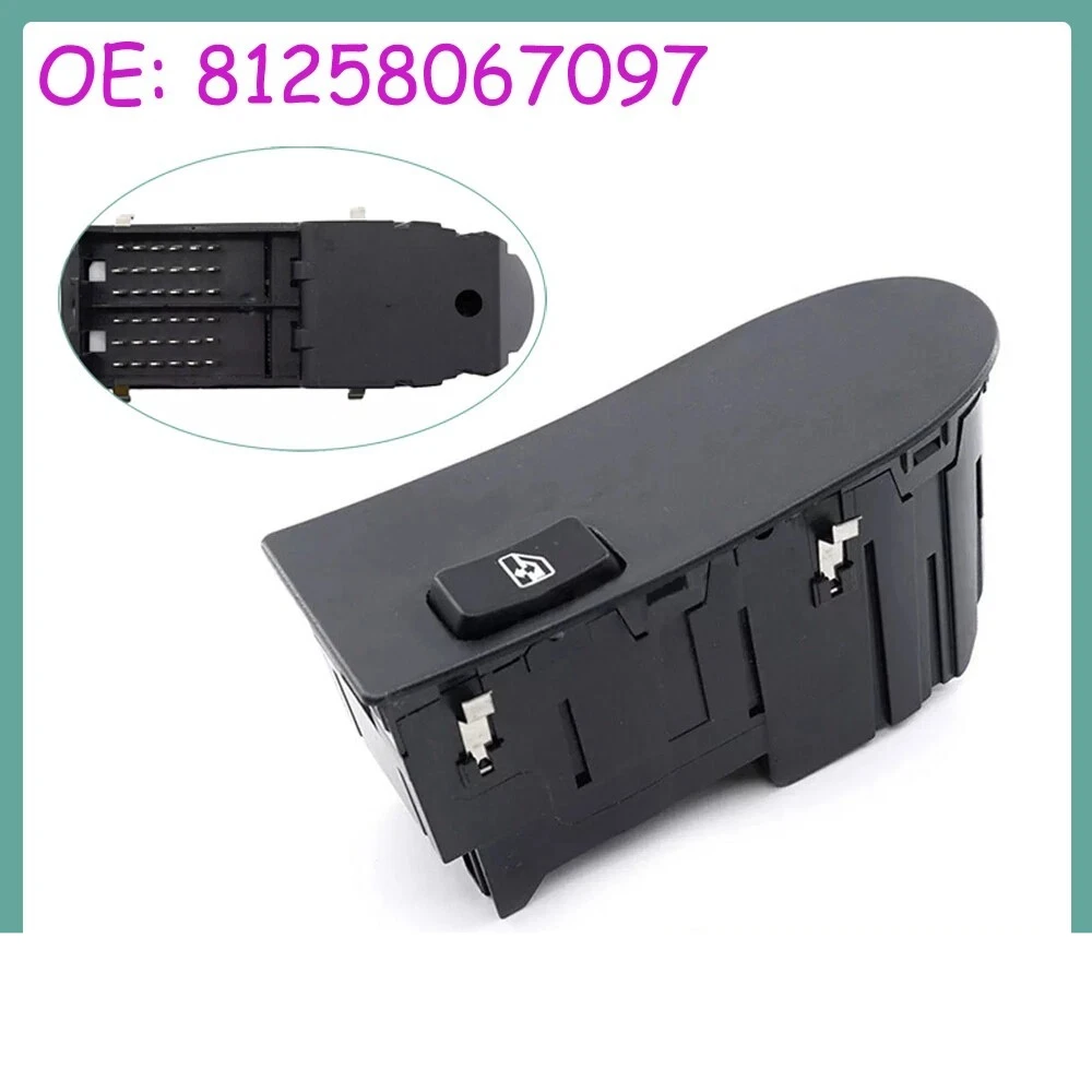 

Переключатель стеклоподъемника передней левой двери (сторона водителя) для MAN TGA TGX 81258067097 81.25806.7097 81259356753 81258067086