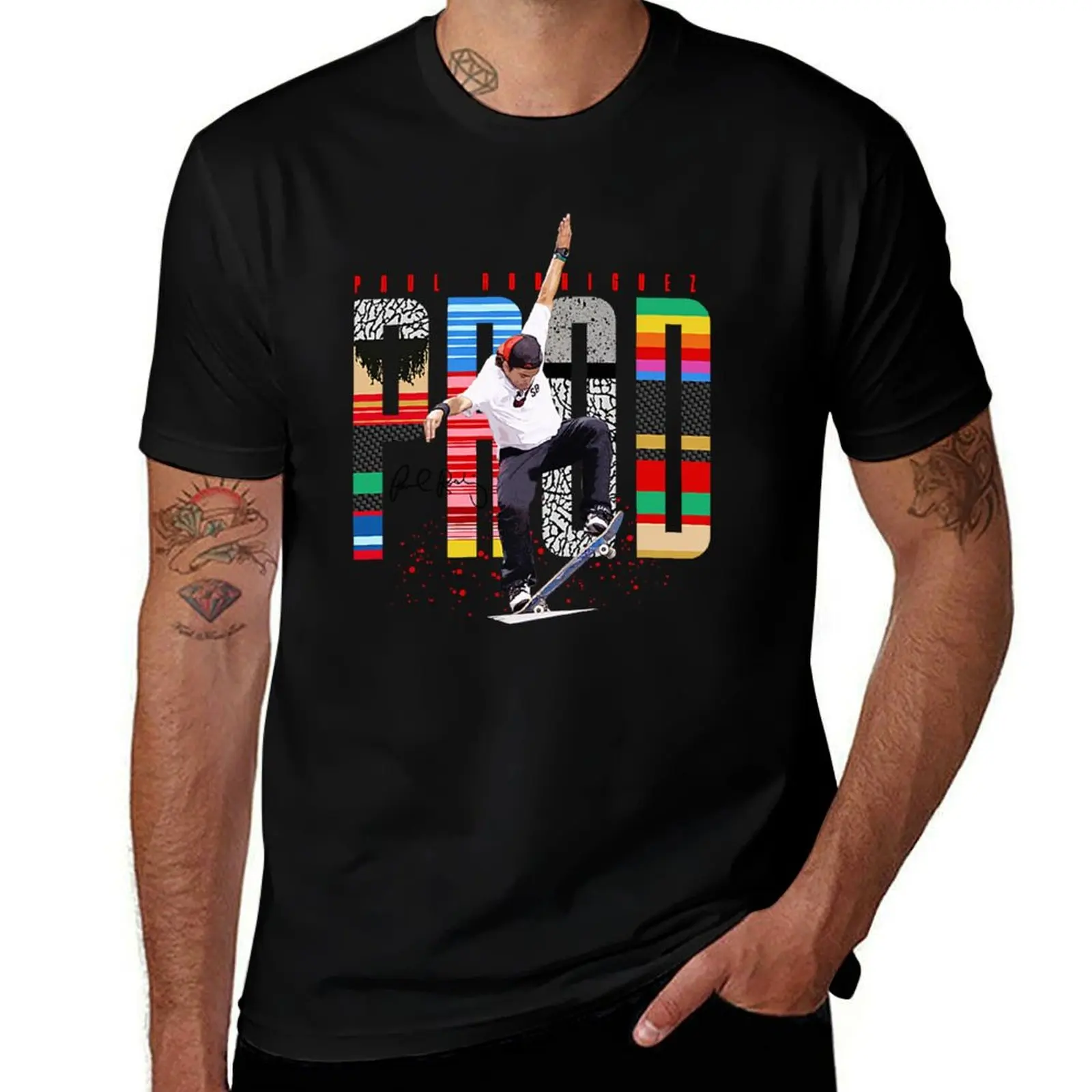 

Paul (P-Rod) Rodriguez T-Shirt cotton t shirt pack t shirts for man graphic vintage T-Shirt