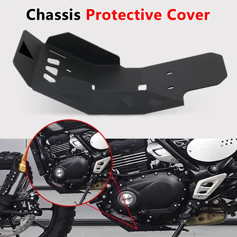 

2024 Motorcycle Accessories Under Engine Protection Chassis Engine guard Fit For Scrambler400X Scrambler 400X 2024 2025