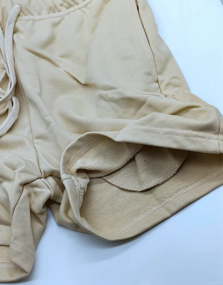 Herren 100% Reine Baumwolle Sportshorts für Alle Jahreszeiten Retro Lässige Stylische Streetwear Lose Athletische Shorts Mit Seitentaschen – Detail 29