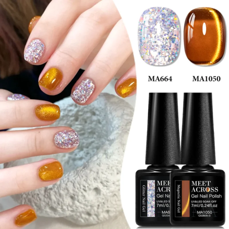 2pcs Magnetic Gel & Glitter Ge - Resin Glitter Pack review and price