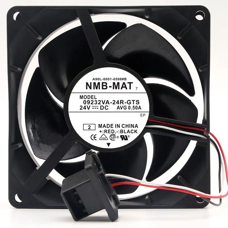 NEW ORIGINAL A90L-0001-0598#B 09232VA-24R-GTS 24VDC 0.50A 9032 90x90x32mm COOLING FAN RADIATOR