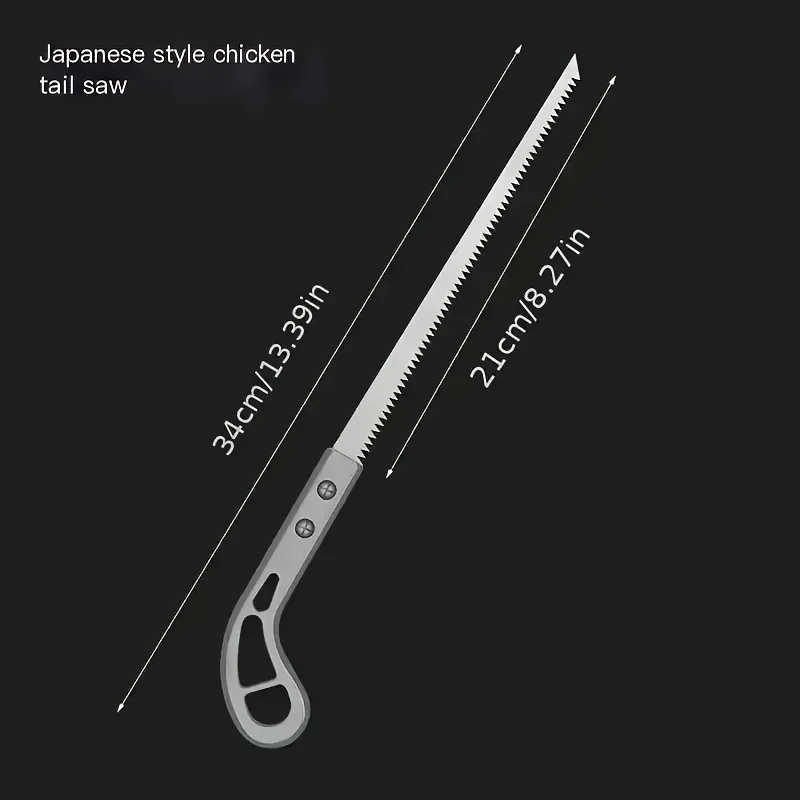 منشار يدوي للحديقة أدوات منشار فولاذي SK5 مع مقبض خشبي منشار النجارة 340 مللي متر مناسب لثني لوحة الحائط