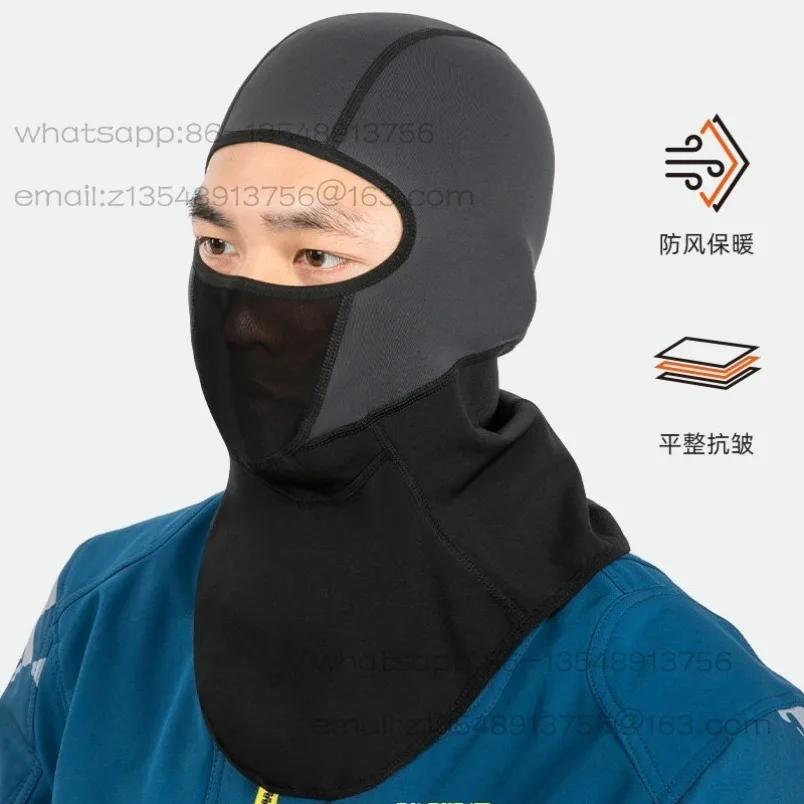 Winter velvet cycling headgear, motorcycle windproof and cold-proof helmet liner mask in stock