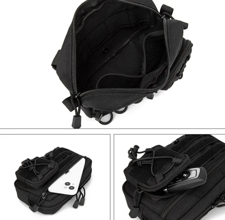 Fishing Waist Belt Bag Molle Tactical Travel Sports Hip Lure Tackle Hunting EDC bag Camping Hiking Climbing Rig Pouch Fanny Pack