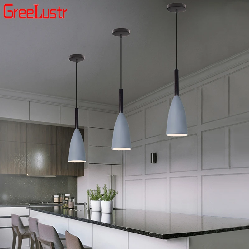 

Modern Led Hanging Light Fixture Minimalist Over Dining Table Kitchen Island Suspension Pendant Lamp Table Home Decor Lights E27