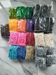 Bulk Bausteine große Ziegel 17 einfarbig 260g kostenlose Montage kompatibel Lego Kinder pädagogische kreative Spielzeug DIY