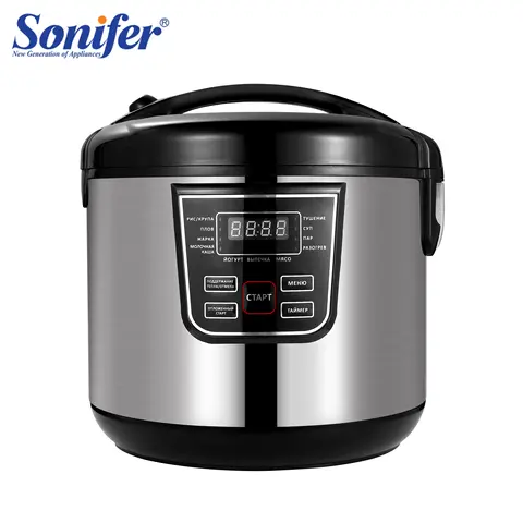 5l 전기 밥솥 900W 다기능 조리기, 붙지 않는 스마트 가정용 찐쌀 냄비 죽 수프 만들기